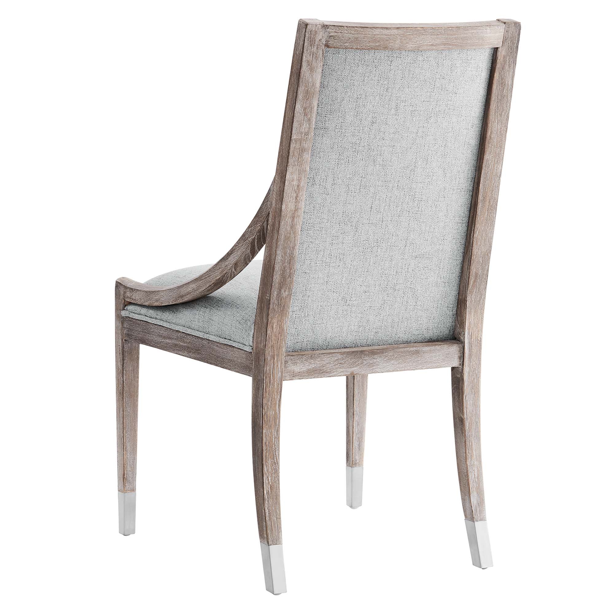 Maison French Vintage Tufted Fabric Fabric Dining Armchair