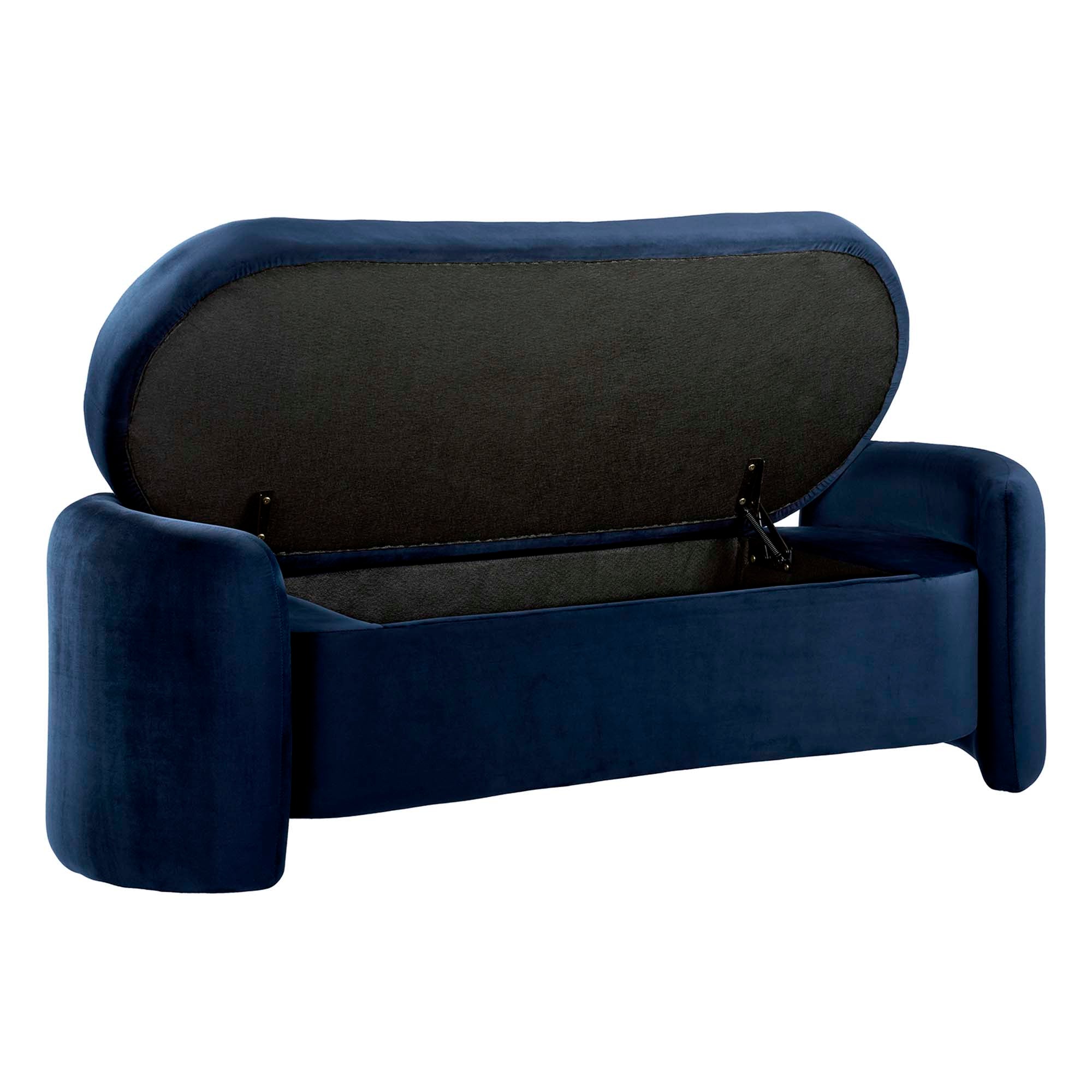 Nebula Upholstered Performance Velvet Bench