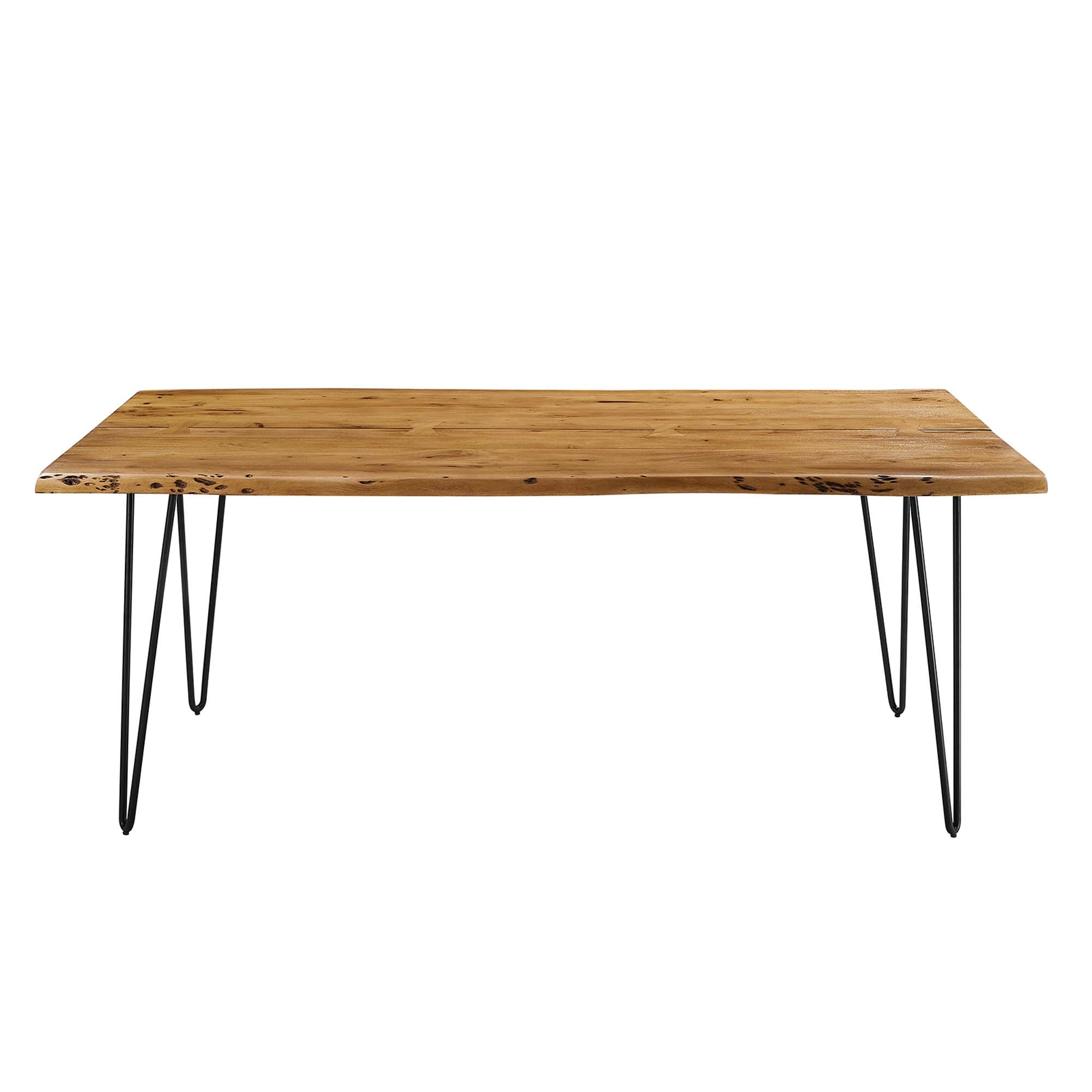 Ardor 74" Live Edge Acacia Wood Acacia Wood Dining Table