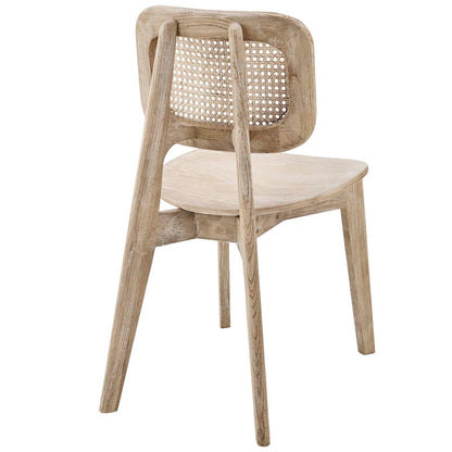 Habitat Gray Wood Dining Side Chair Set of 2