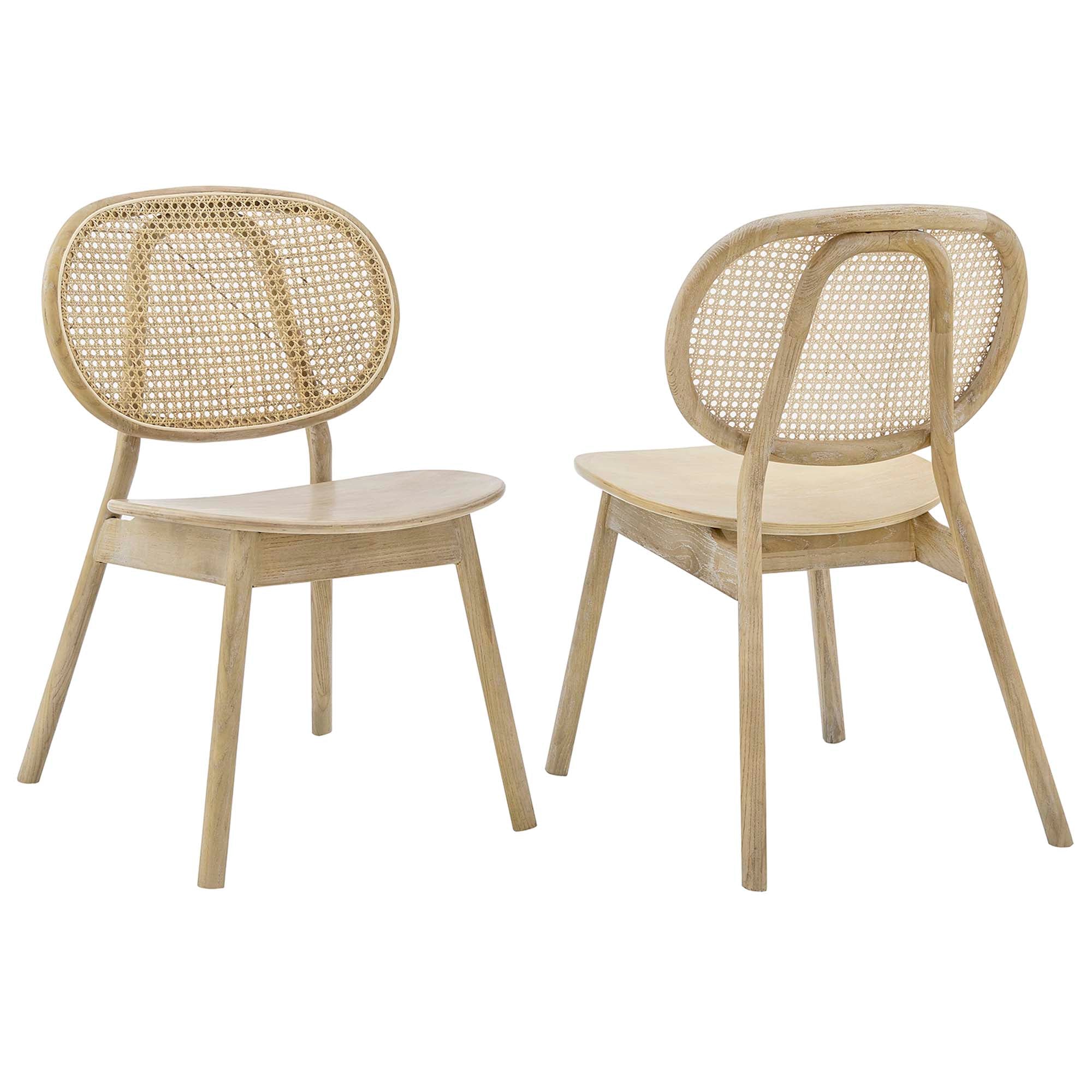 Malina Wood Dining Side Chair Set of 2