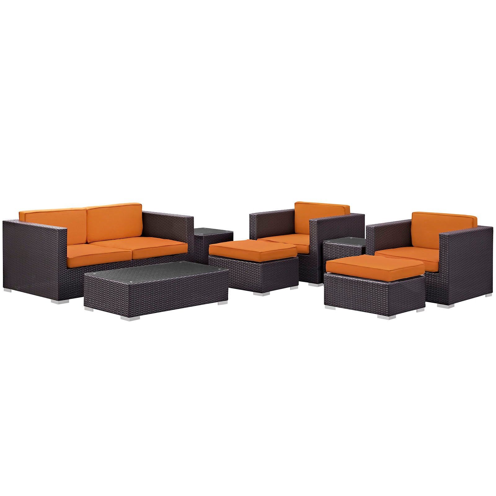 Venice 8 Piece Outdoor Patio Sofa Set