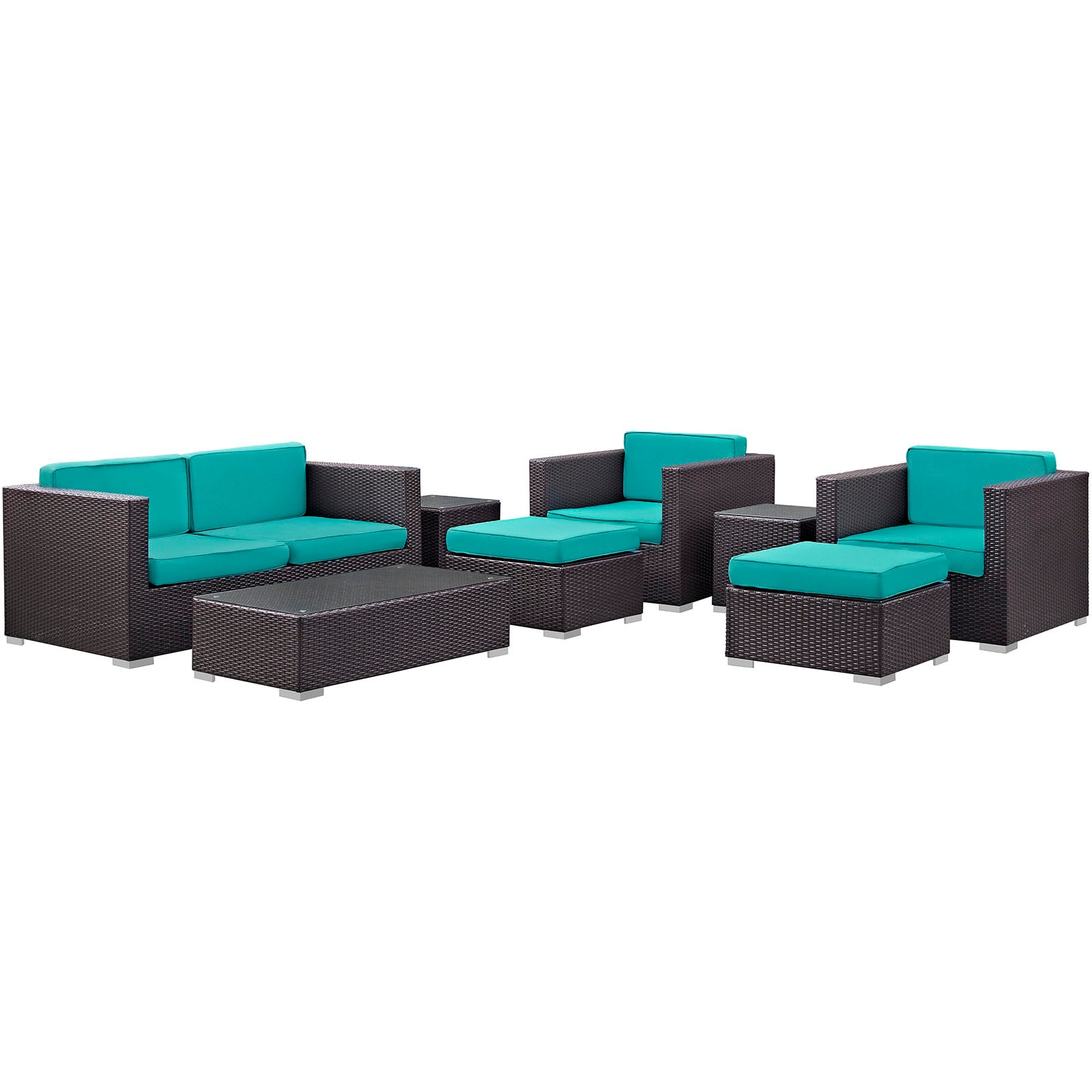 Venice 8 Piece Outdoor Patio Sofa Set