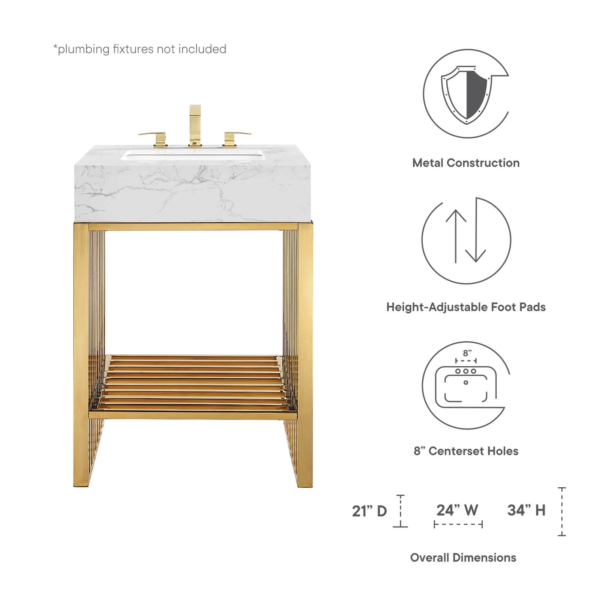 Gridiron 24" Bathroom Vanity