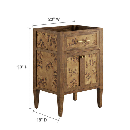 Elysian 24" Wood Bathroom Vanity Cabinet (Sink Basin Not Included)