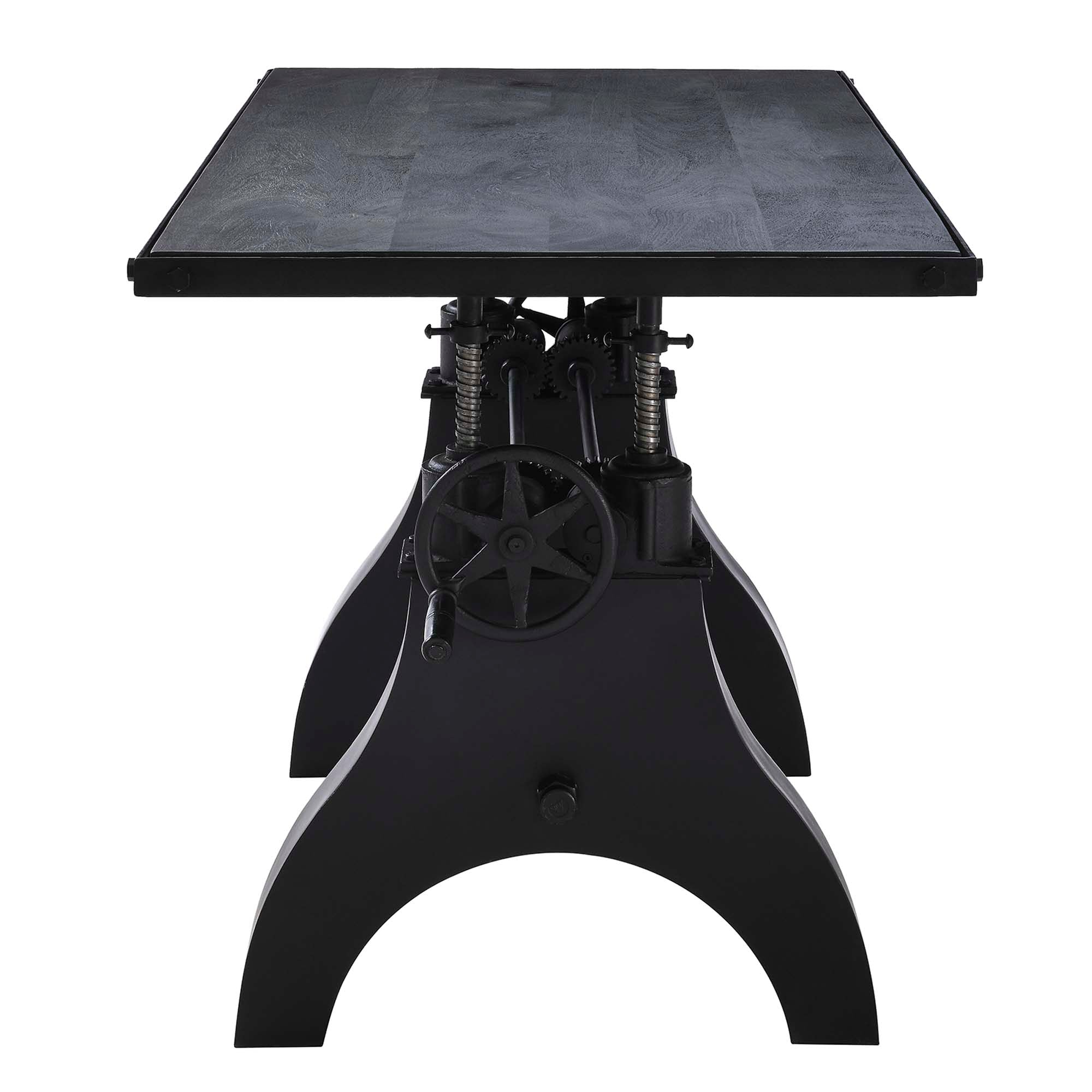 Genuine 60" Crank Adjustable Height Dining Table and Computer Desk