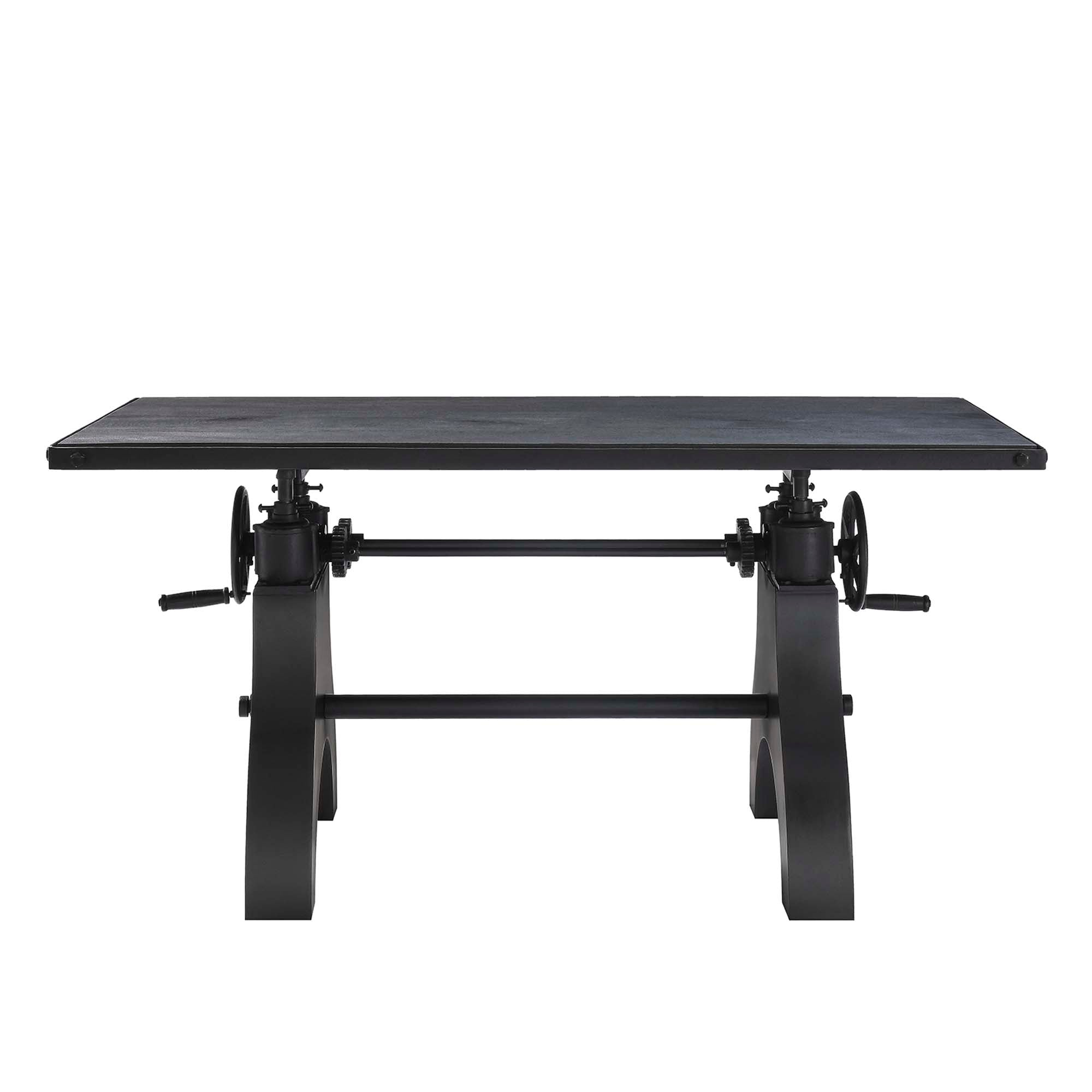 Genuine 60" Crank Adjustable Height Dining Table and Computer Desk