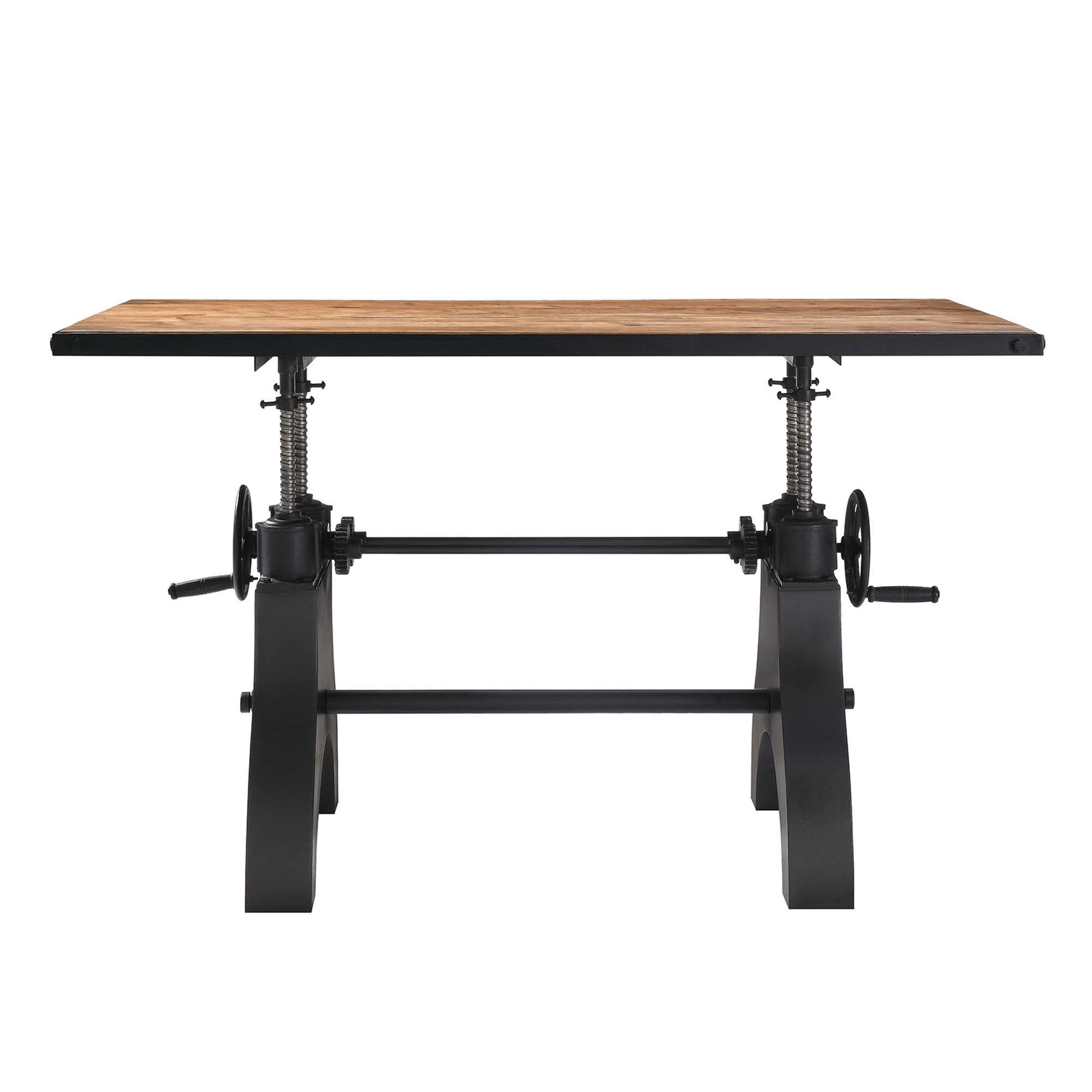 Genuine 60" Crank Adjustable Height Dining Table and Computer Desk