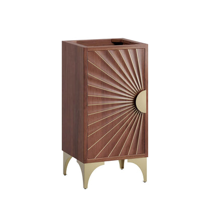 Daylight 18" Walnut Bathroom Vanity Cabinet