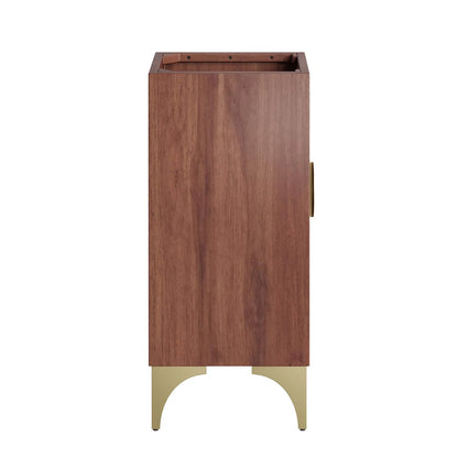 Daylight 18" Walnut Bathroom Vanity Cabinet