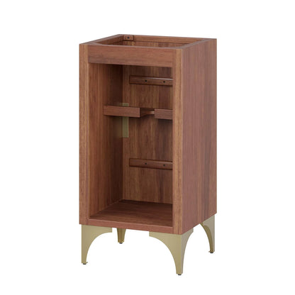Daylight 18" Walnut Bathroom Vanity Cabinet