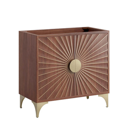 Daylight 36" Walnut Bathroom Vanity Cabinet