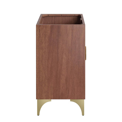 Daylight 36" Walnut Bathroom Vanity Cabinet