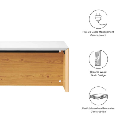 Kinetic 38" Wall-Mount Office Desk