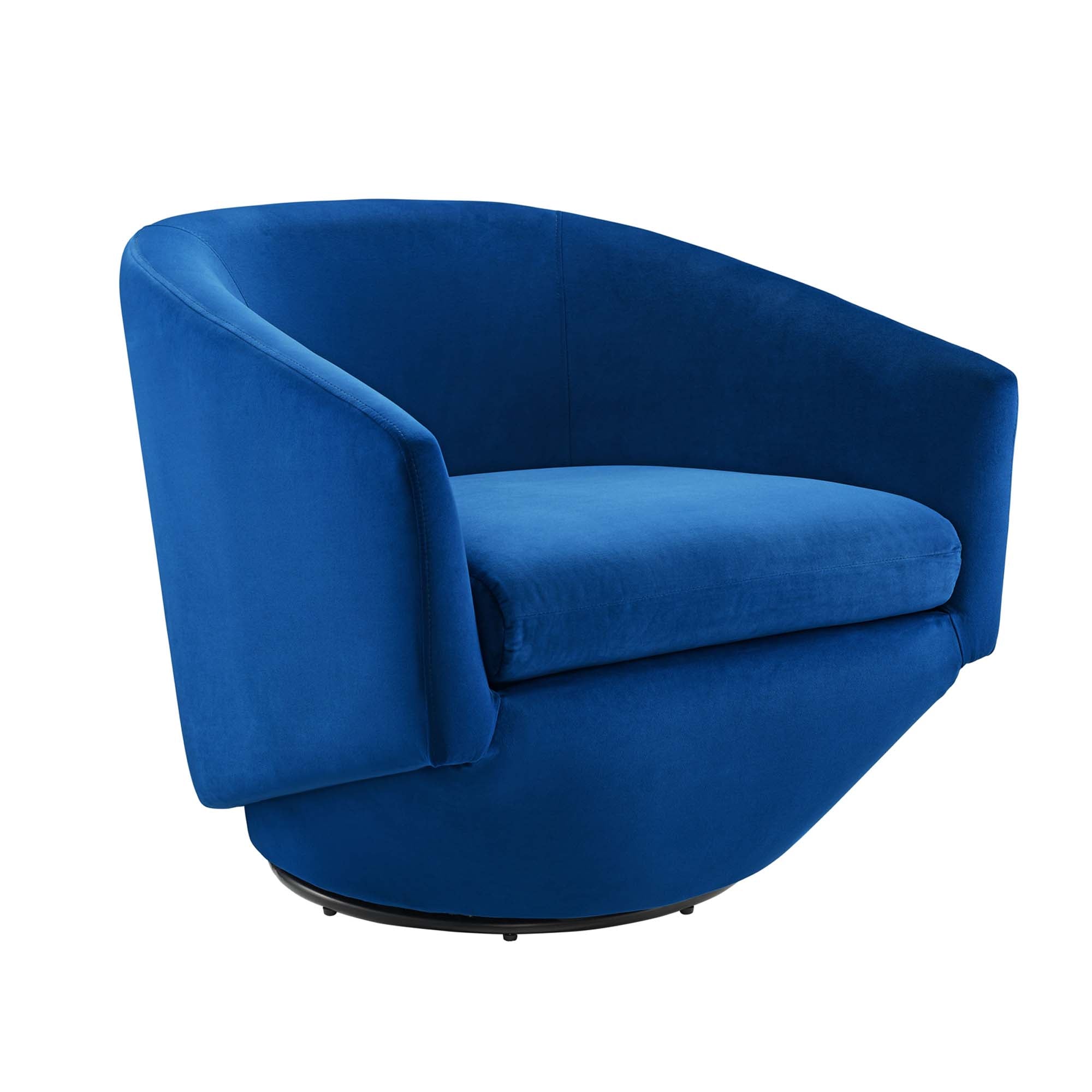 Series Performance Velvet Fabric Swivel Chair