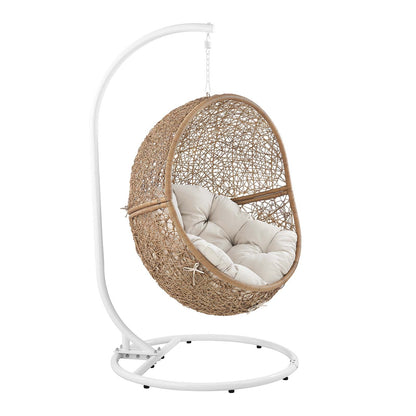 Encase Outdoor Patio Rattan Swing Chair