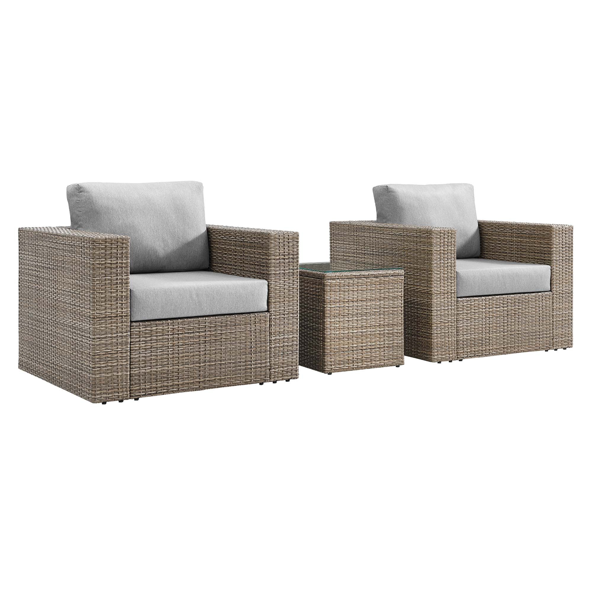 Convene Outdoor Patio 3-Piece Furniture Set