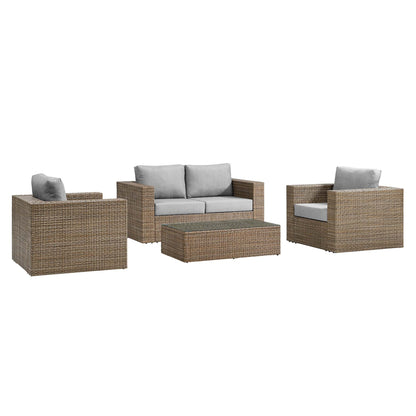 Convene Outdoor Patio 4-Piece Furniture Set