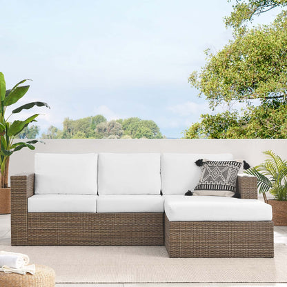 Convene Outdoor Patio Outdoor Patio L-Shaped Sectional Sofa