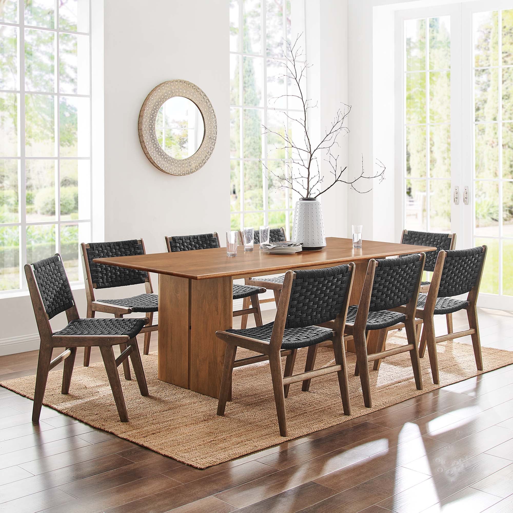 Amistad 86" Wood Dining Table