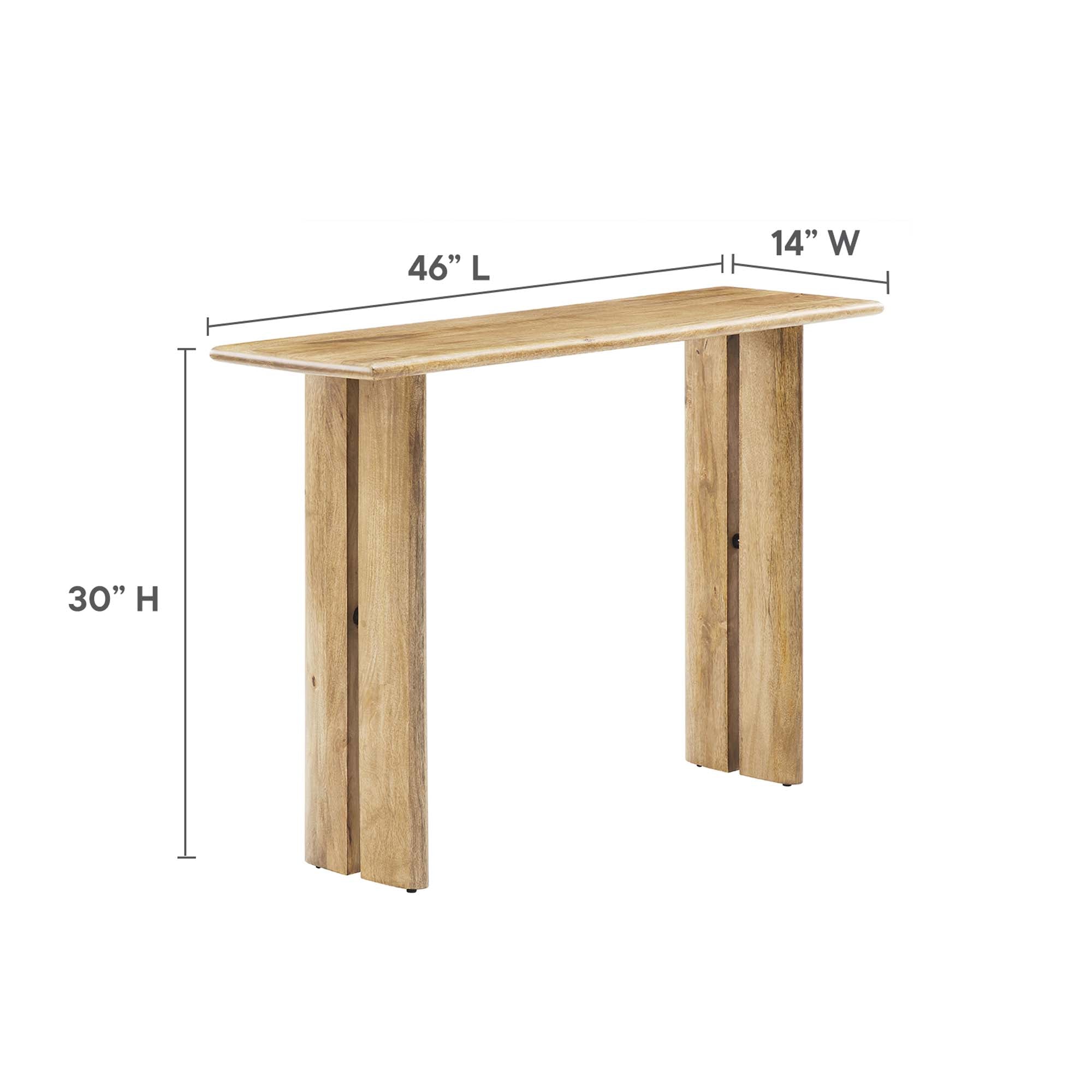 Amistad Wood Console Table