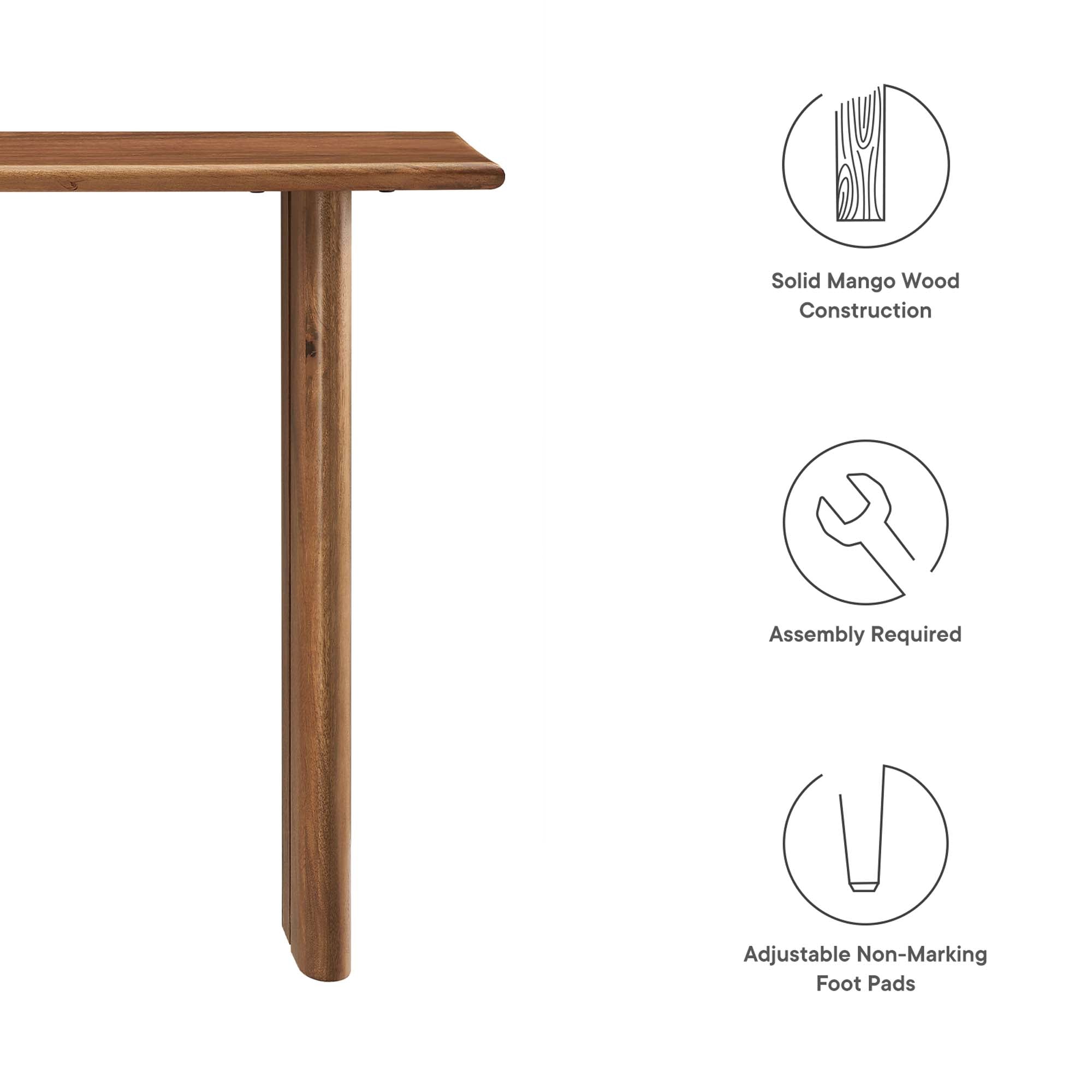 Amistad Wood Console Table