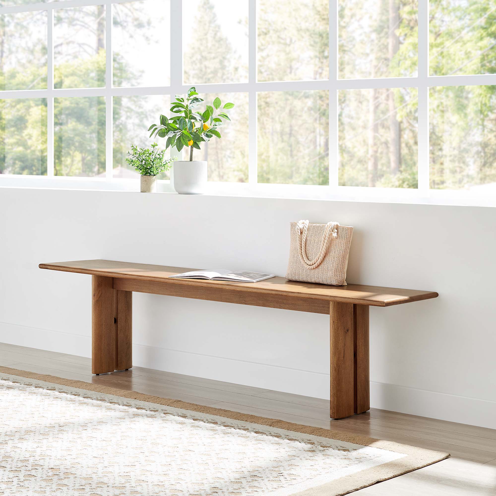 Amistad 72" Wood Bench