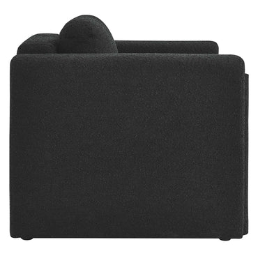 Visible Boucle Fabric Armchair