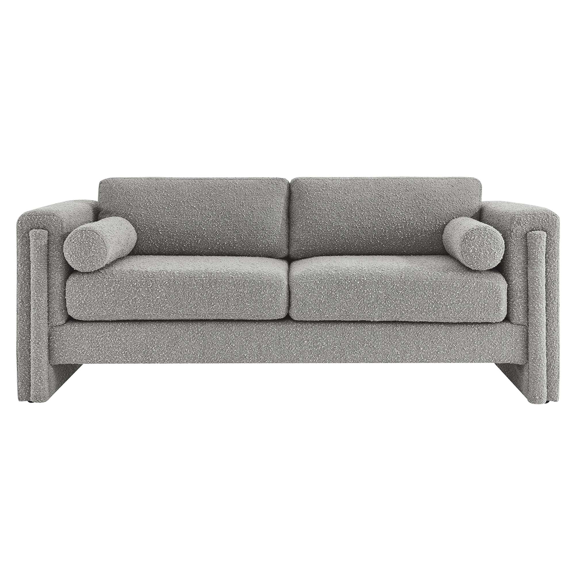 Visible Boucle Fabric Sofa