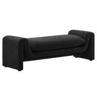 Waverly Boucle Fabric Bench