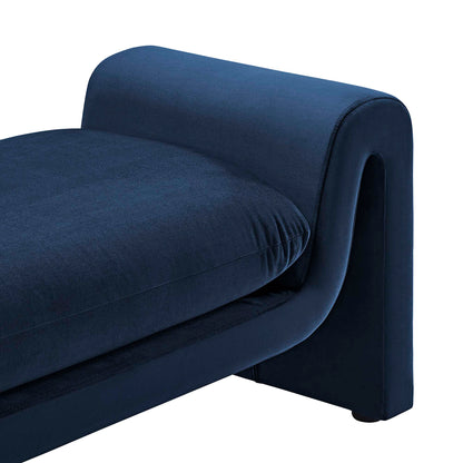 Waverly Performance Velvet Bench