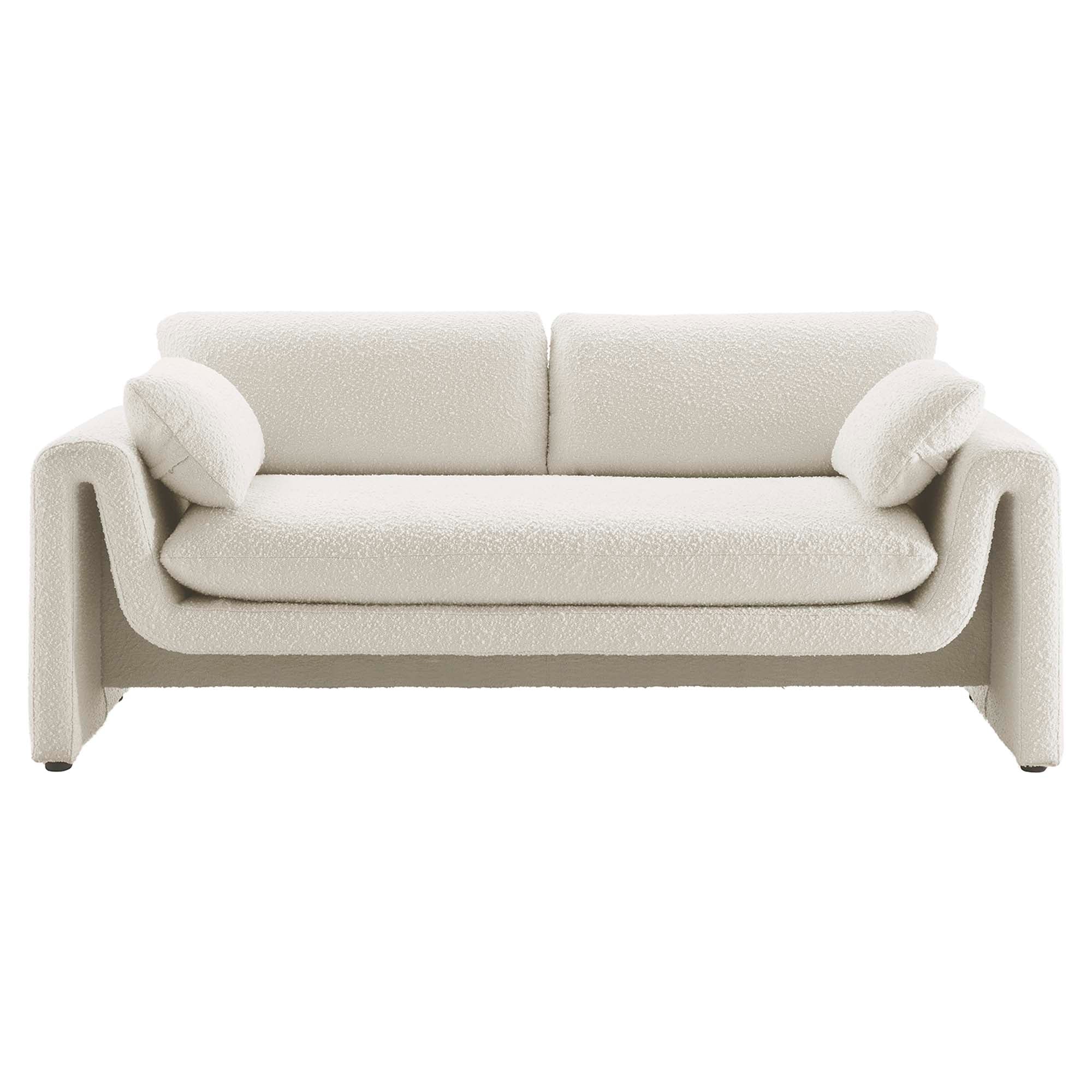 Waverly Boucle Fabric Sofa