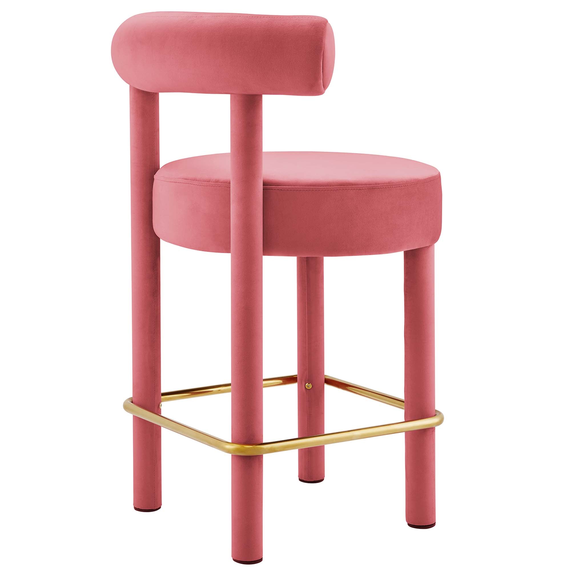 Toulouse Performance Velvet Counter Stool