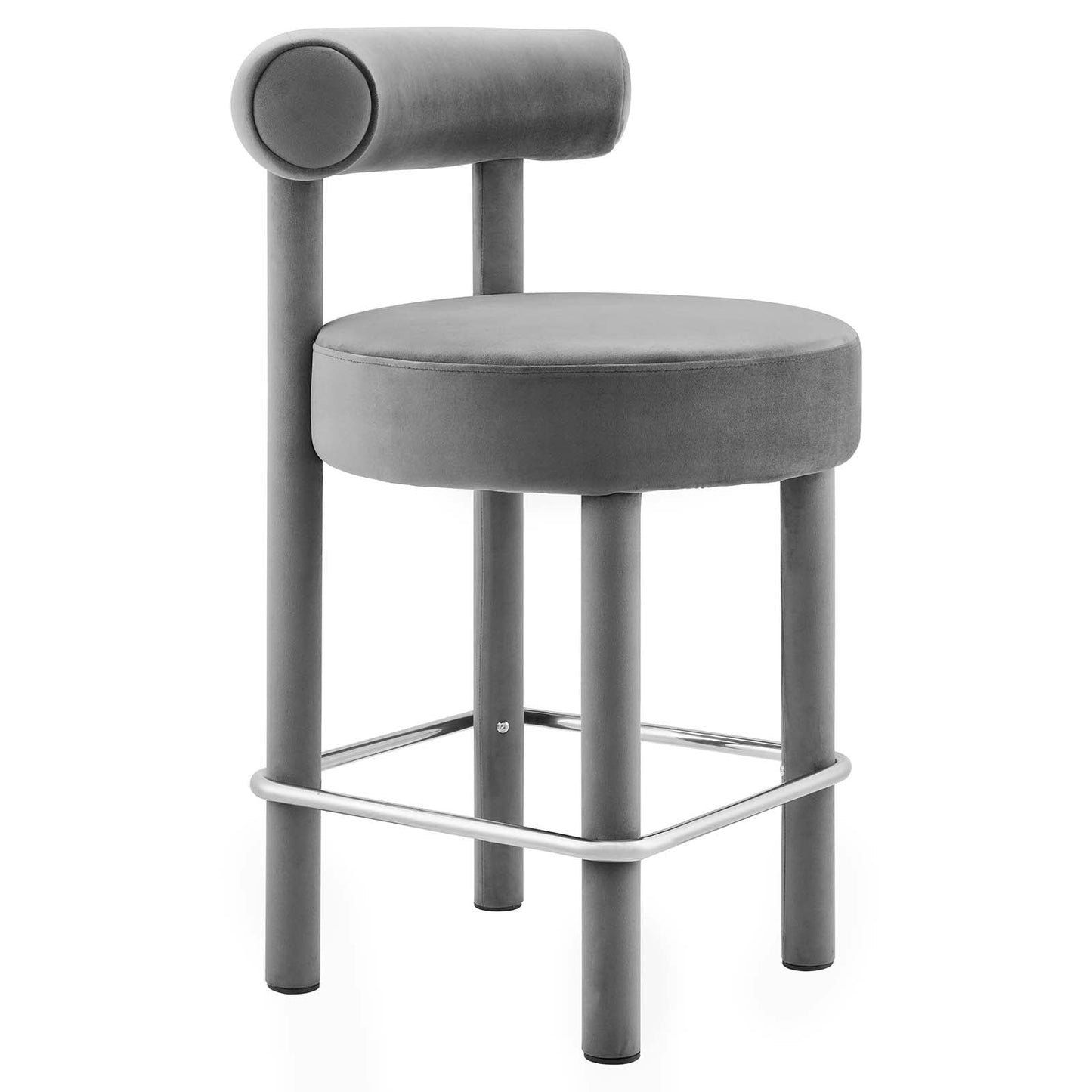 Toulouse Performance Velvet Counter Stool
