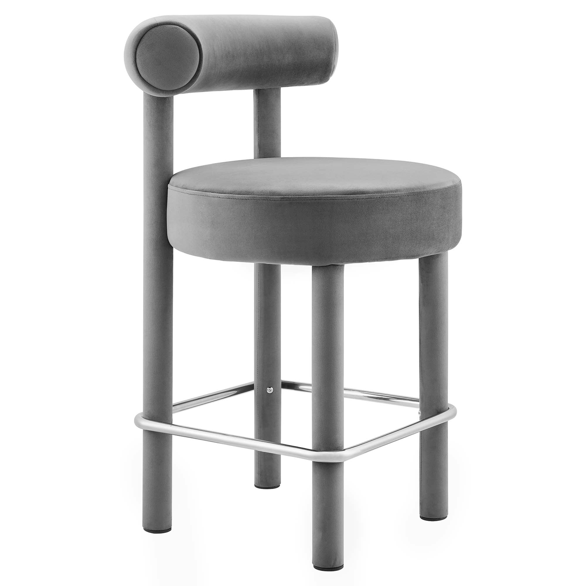 Toulouse Performance Velvet Counter Stool