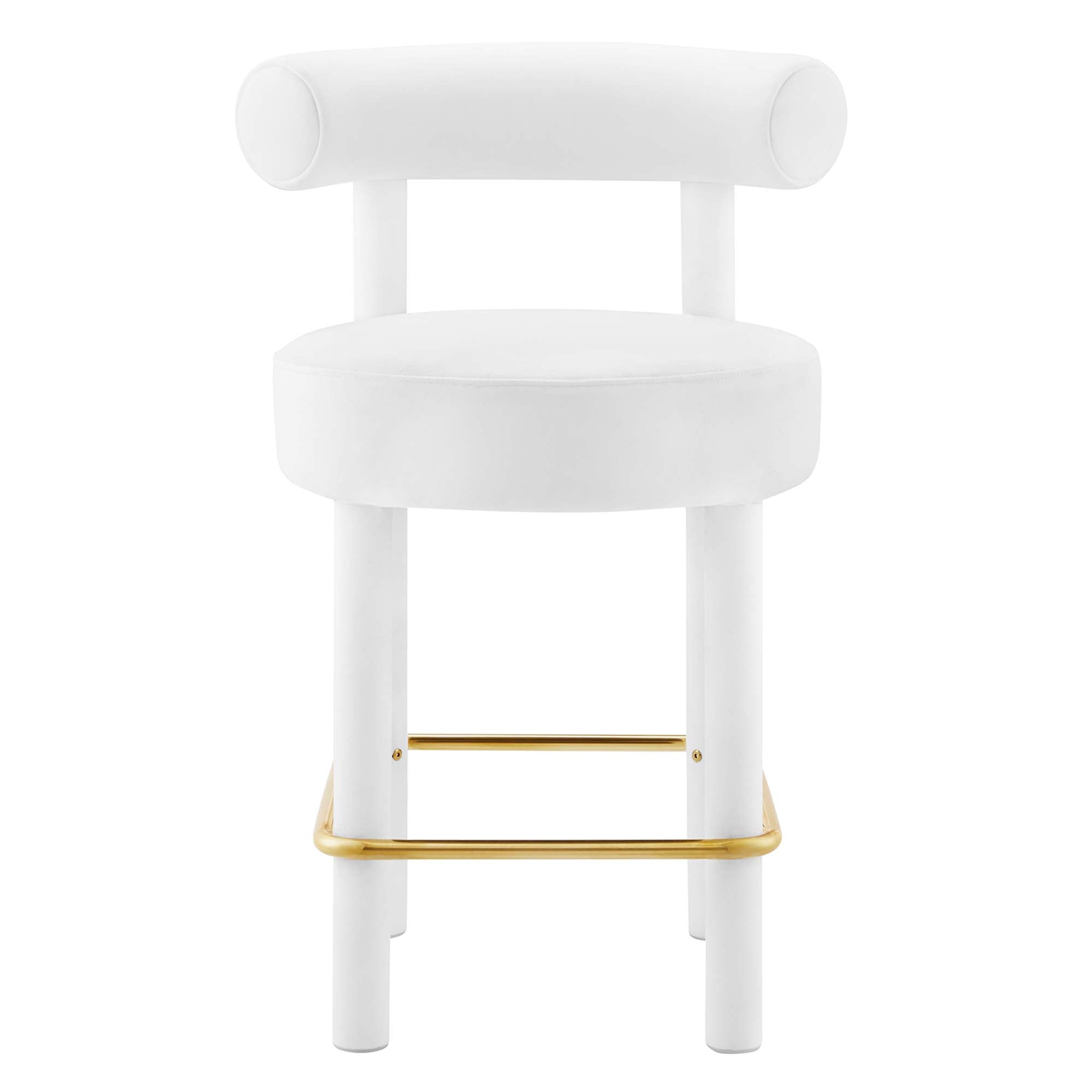 Toulouse Performance Velvet Counter Stool