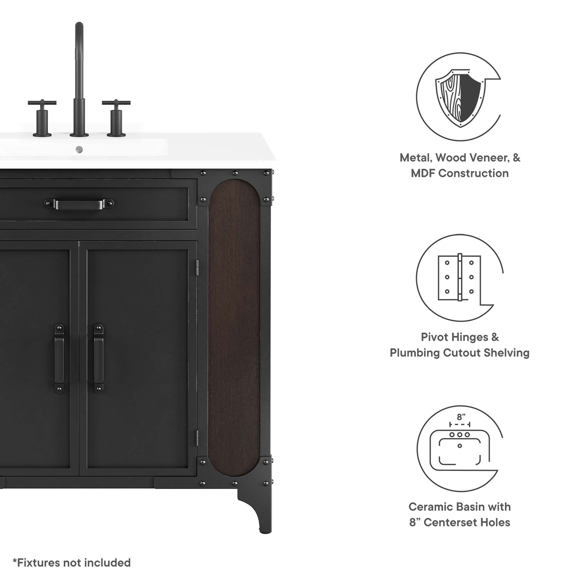 Steamforge 36" Bathroom Vanity