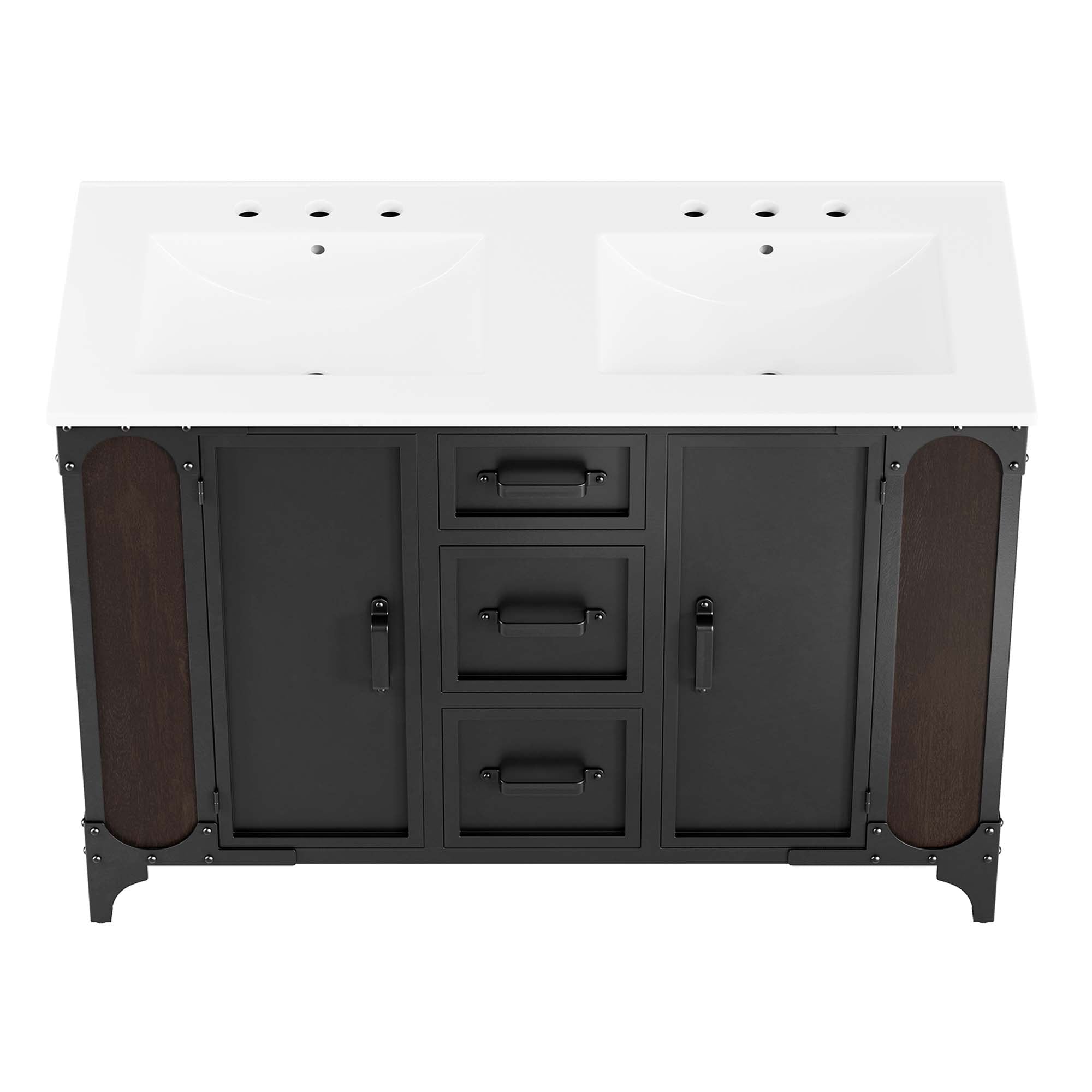 Steamforge 48" Double Sink Bathroom Vanity