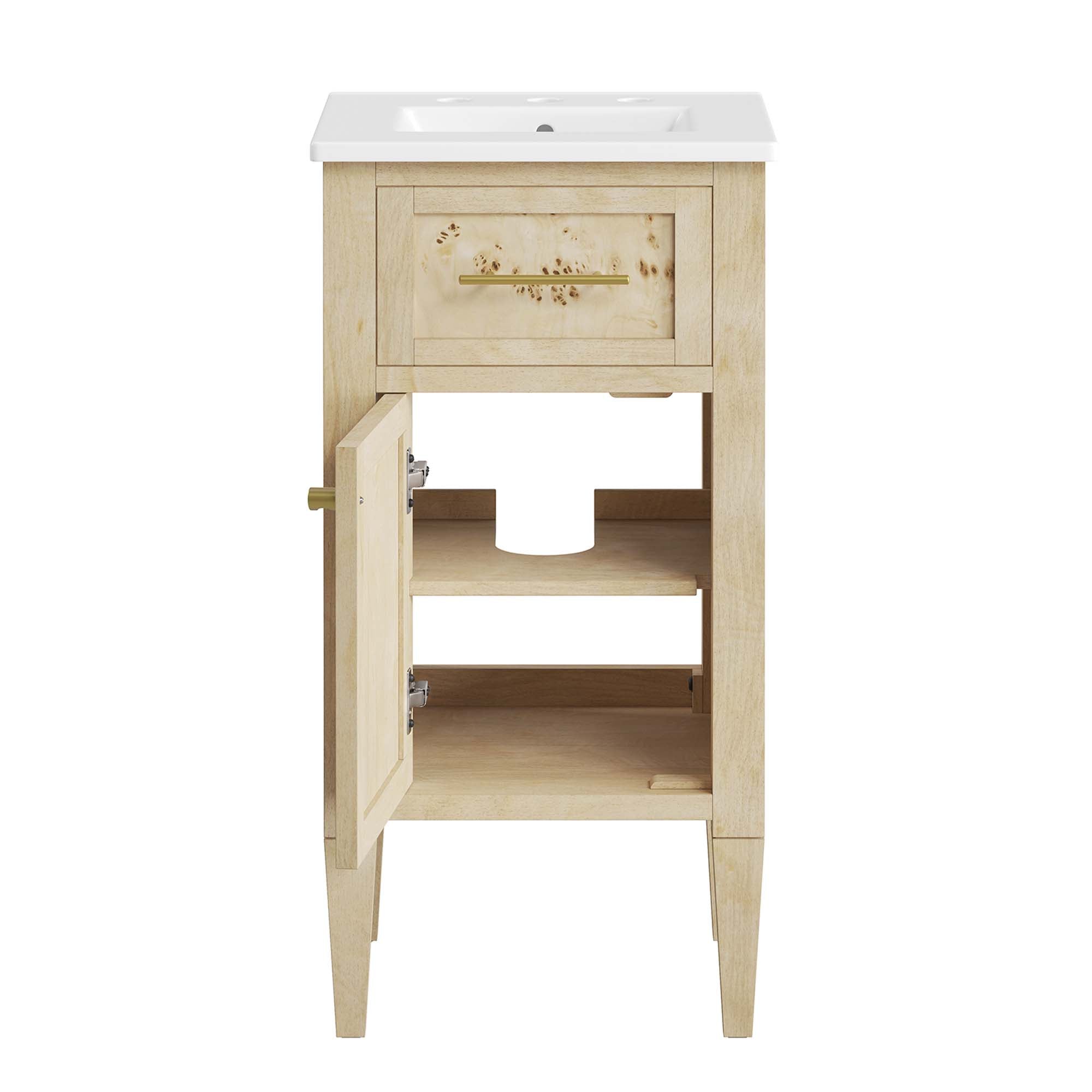 Elysian 18" Wood Bathroom Vanity