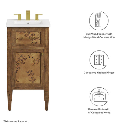 Elysian 18" Wood Bathroom Vanity
