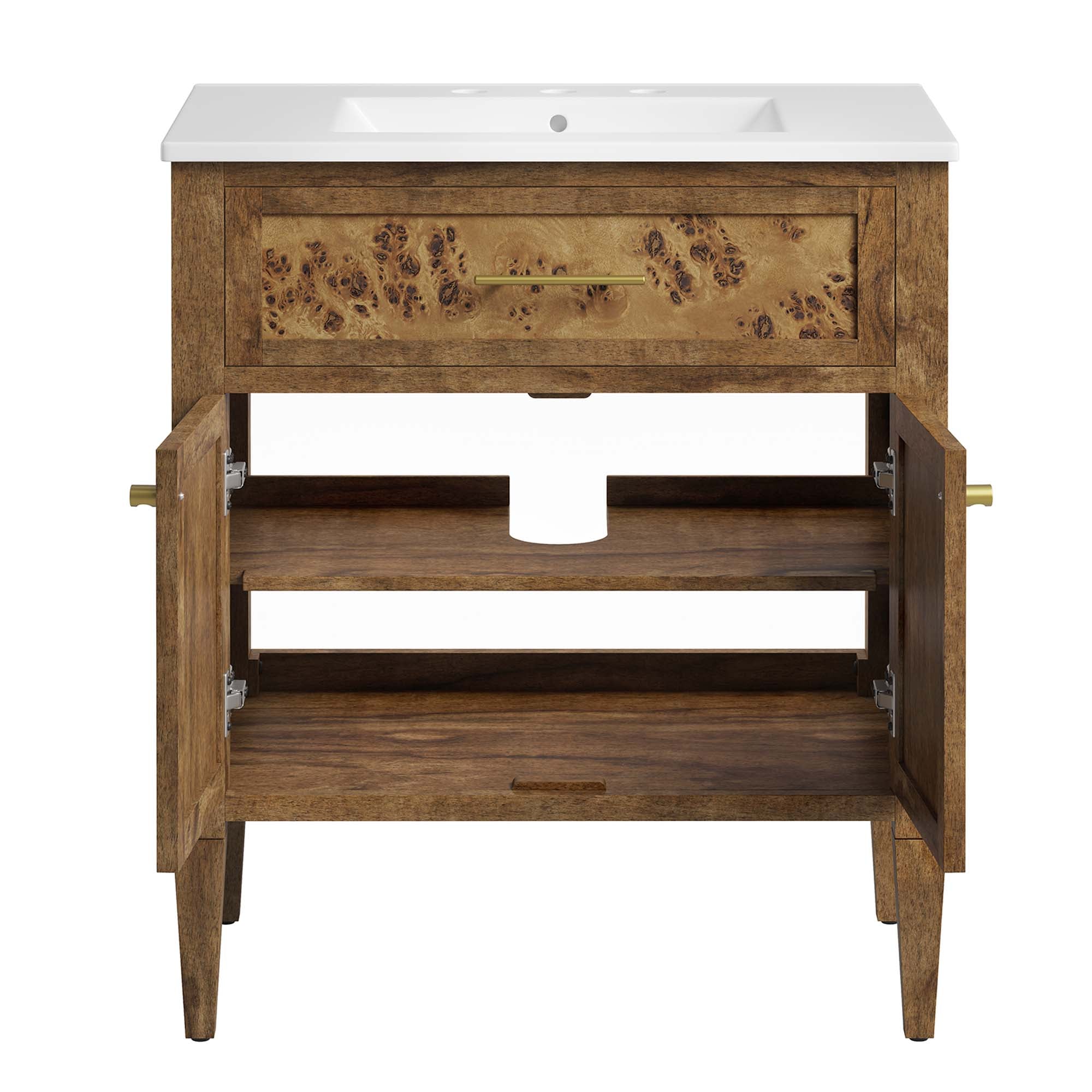 Elysian 30" Wood Bathroom Vanity