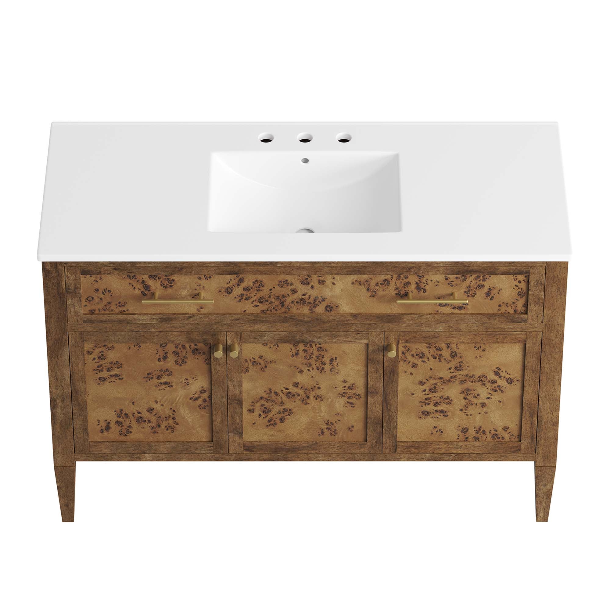 Elysian 48" Wood Single Sink Bathroom Vanity