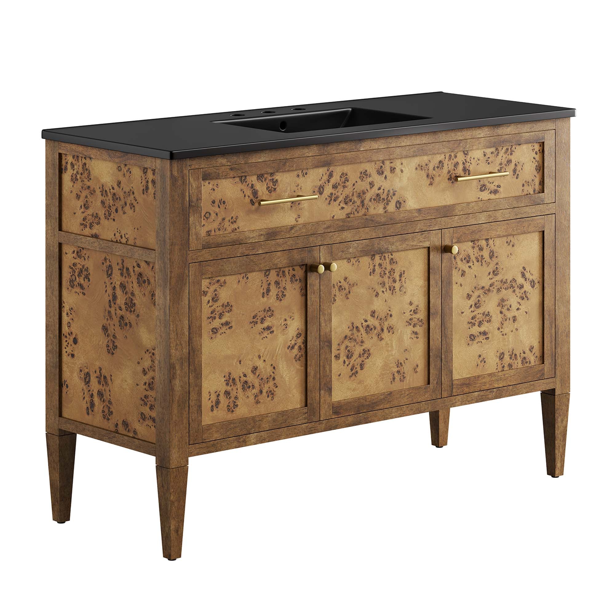 Elysian 48" Wood Single Sink Bathroom Vanity