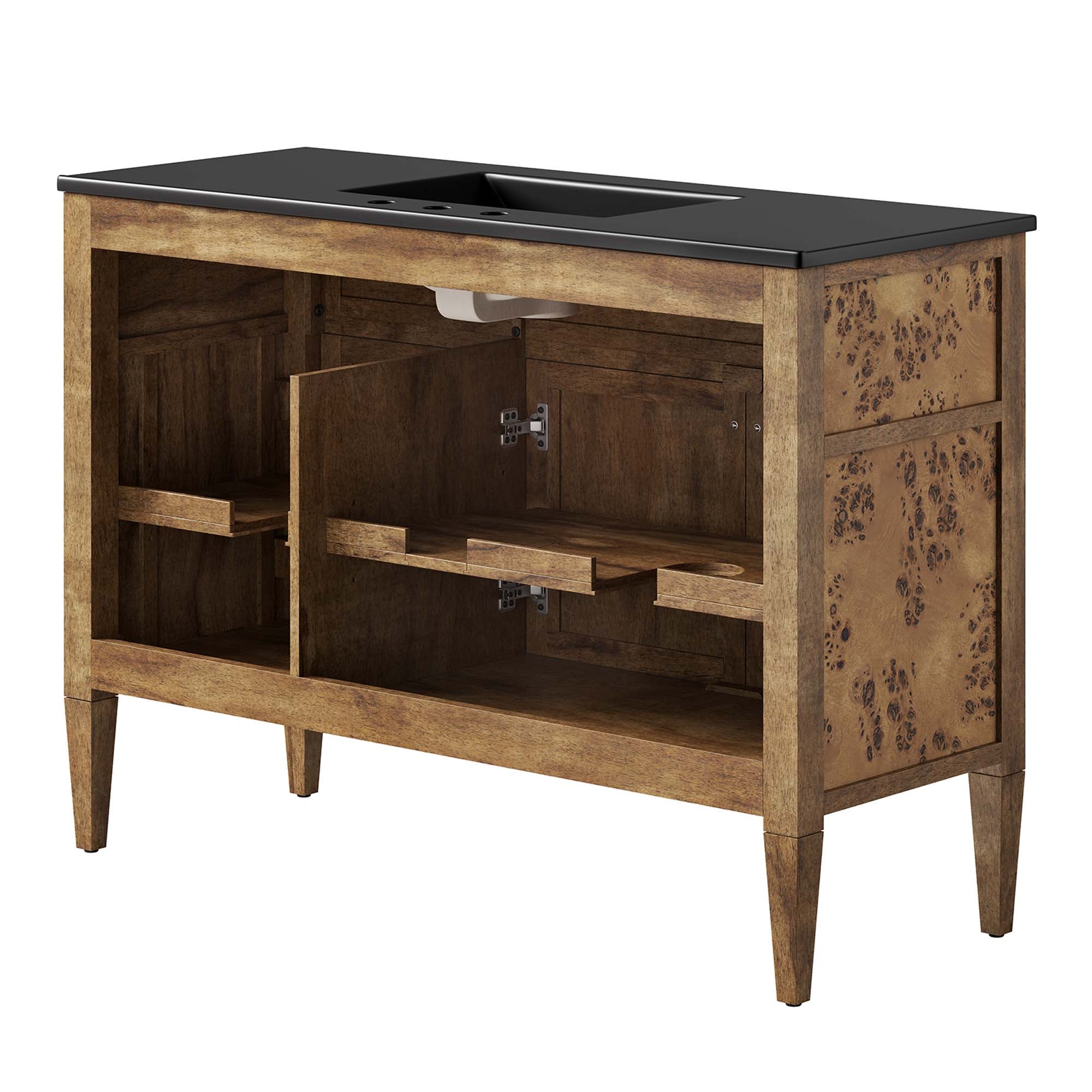 Elysian 48" Wood Single Sink Bathroom Vanity