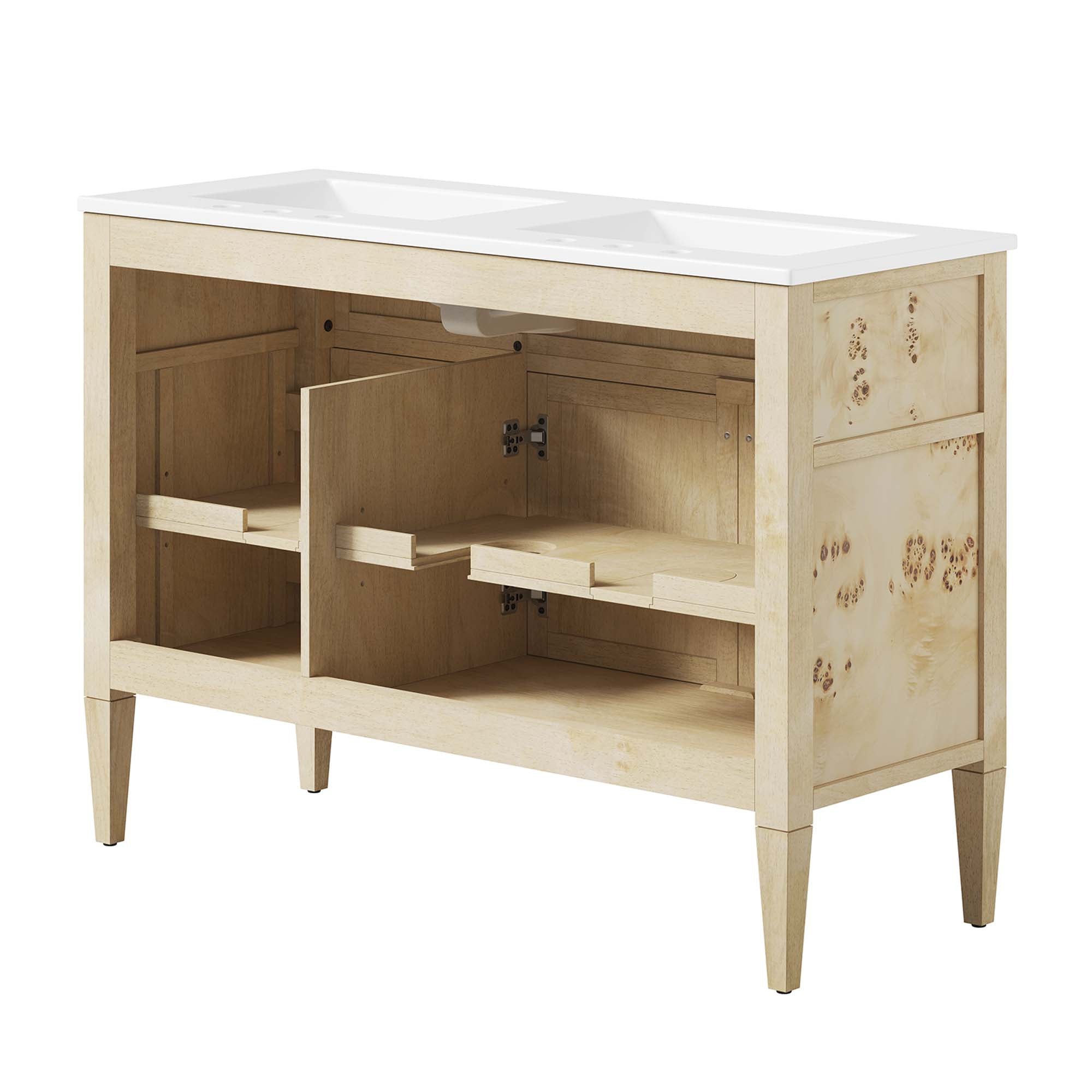 Elysian 48" Double Sink Bathroom Vanity