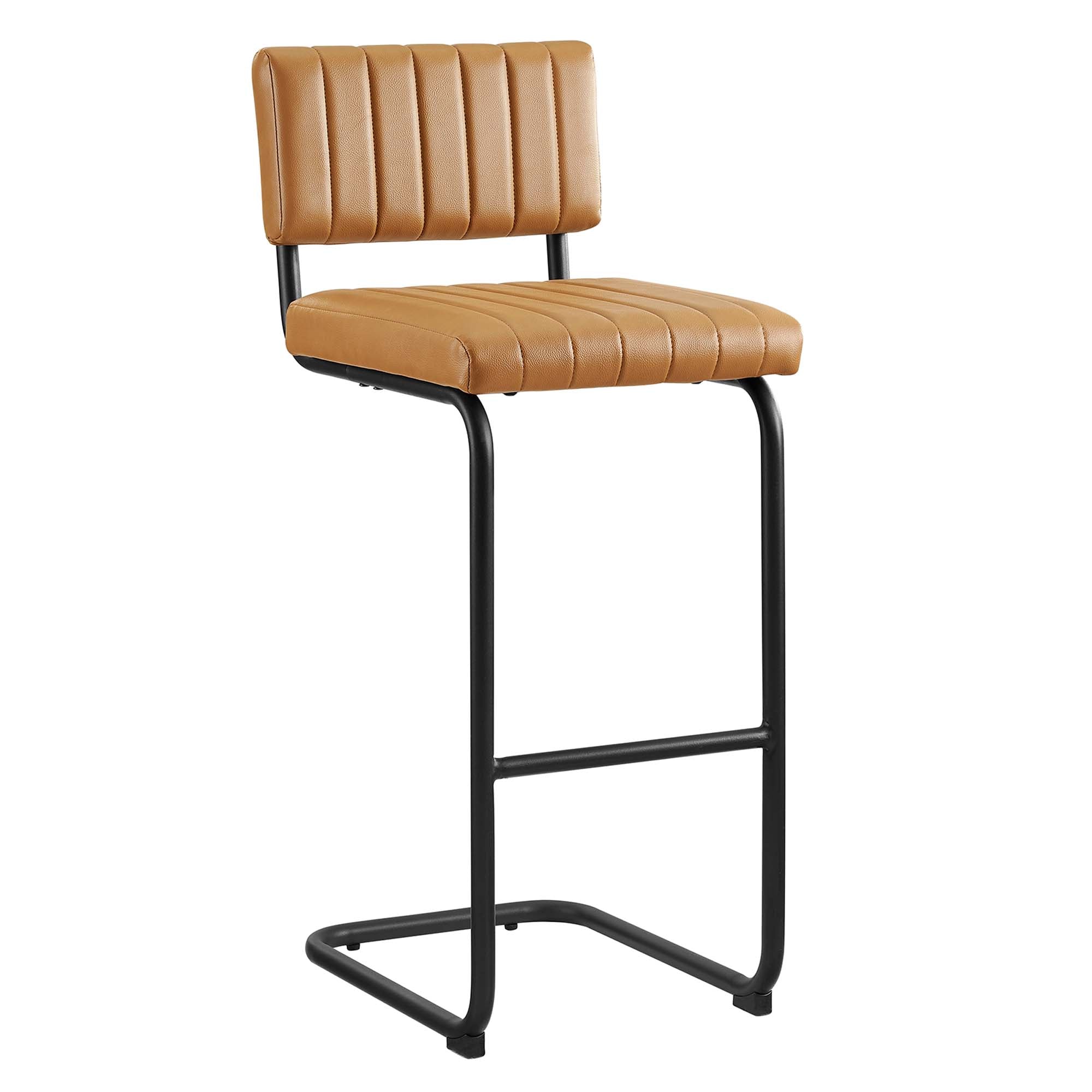 Parity Vegan Leather Bar Stools - Set of 2