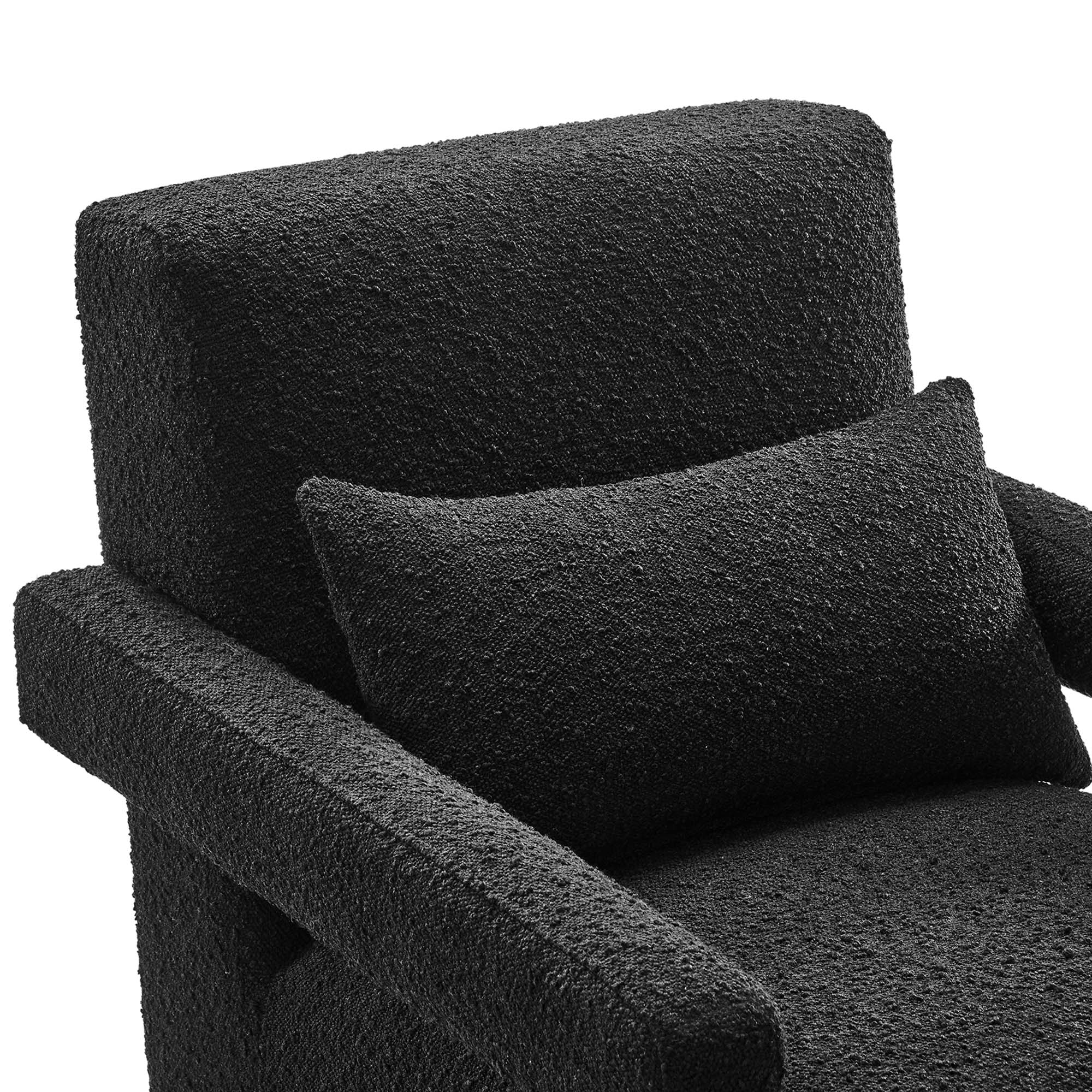 Mirage Boucle Upholstered Armchair