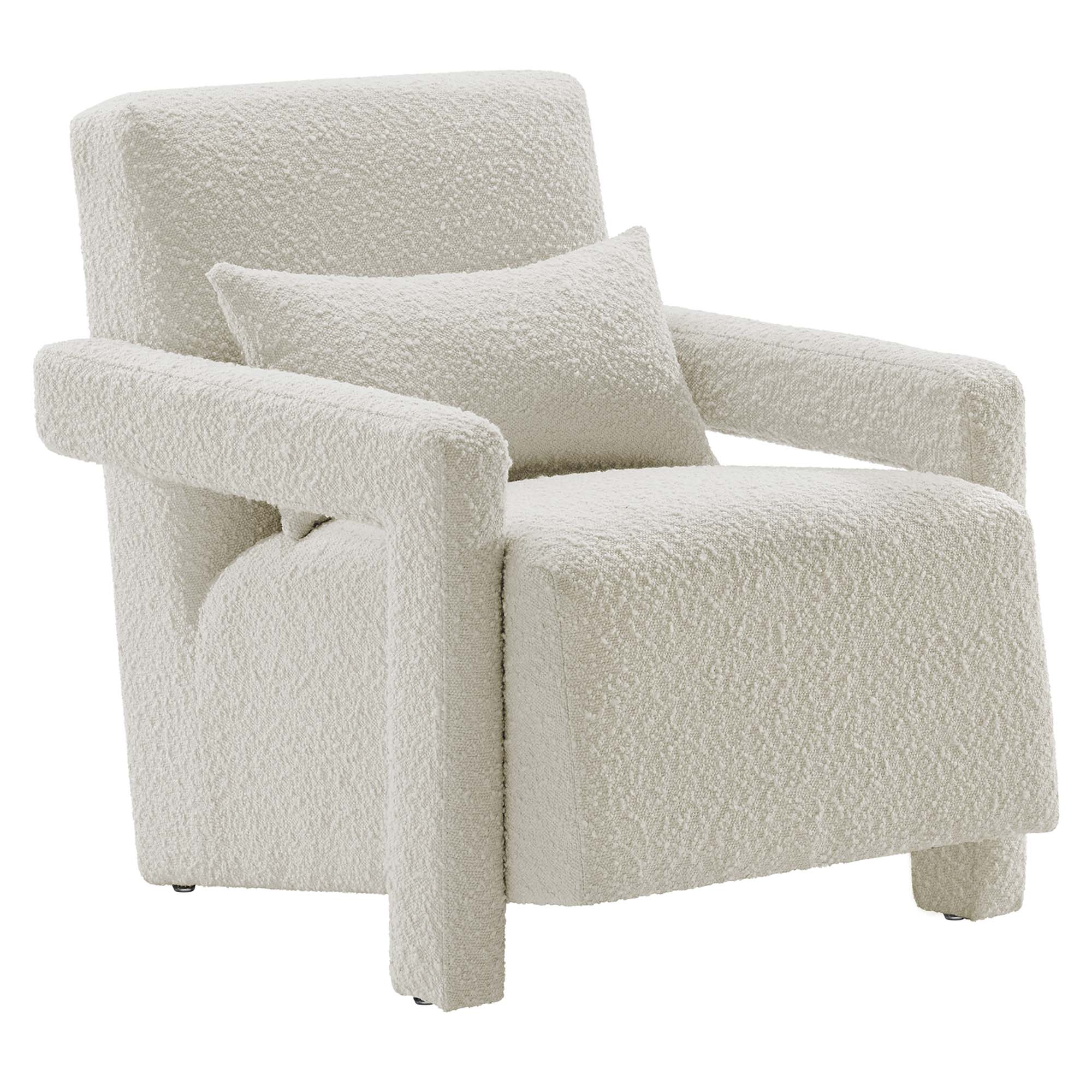 Mirage Boucle Upholstered Armchair