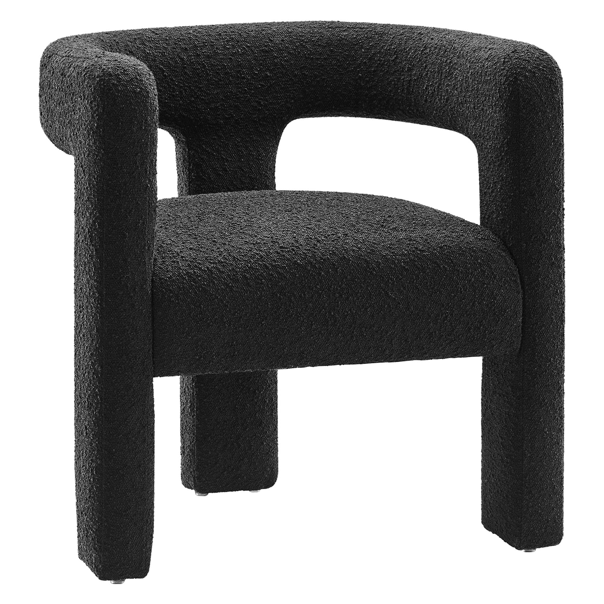 Kayla Boucle Upholstered Armchair