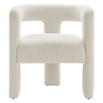 Kayla Boucle Upholstered Armchair